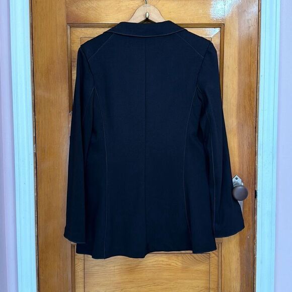Alex Garfield New York Black Soft Two Button Blazer Women’s XS 2 - Picture 5 of 5